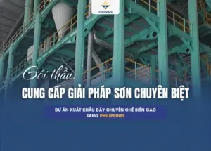 Dự án xuất khẩu dây chuyền – Giải pháp sơn chống ăn mòn an toàn cho ngành chế biến nông sản